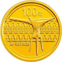 2012中國青銅器金銀紀念幣（第1組）1-4盎司圓形金質紀念幣