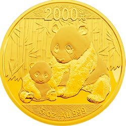 2012版熊貓金銀紀念幣5盎司圓形金質紀念幣