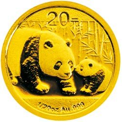 2011版熊貓金銀紀念幣1-20盎司圓形金質紀念幣