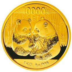 2009版熊貓金銀紀念幣1公斤金質紀念幣