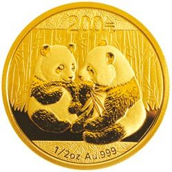 2009版熊貓金銀紀念幣1-2盎司金質紀念幣