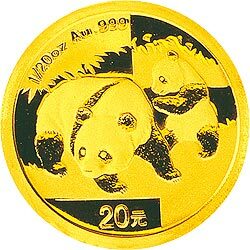 2008版熊貓金銀紀念幣1-20盎司圓形金質紀念幣