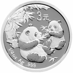 2007中國熊貓金幣發行25周年金銀紀念幣1-4盎司圓形銀質紀念R