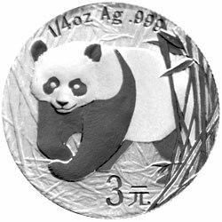 2007中國熊貓金幣發行25周年金銀紀念幣1-4盎司圓形銀質紀念N