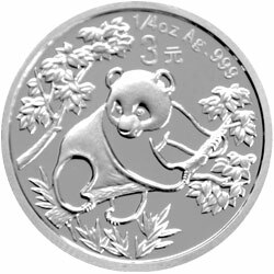 2007中國熊貓金幣發行25周年金銀紀念幣1-4盎司圓形銀質紀念E