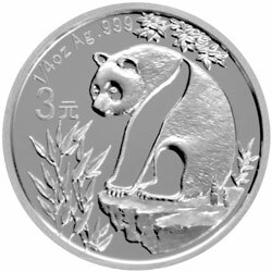 2007中國熊貓金幣發行25周年金銀紀念幣1-4盎司圓形銀質紀念F