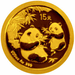 2007中國熊貓金幣發行25周年金銀紀念幣1-25盎司圓形金質紀念幣X
