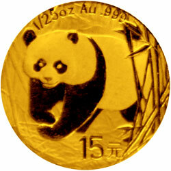 2007中國熊貓金幣發行25周年金銀紀念幣1-25盎司圓形金質紀念幣T