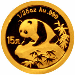 2007中國熊貓金幣發行25周年金銀紀念幣1-25盎司圓形金質紀念幣R