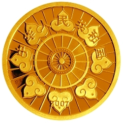 2007內蒙古自治區成立60周年1-4盎司紀念金幣