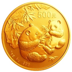 2006版熊貓金銀紀念幣1盎司金幣
