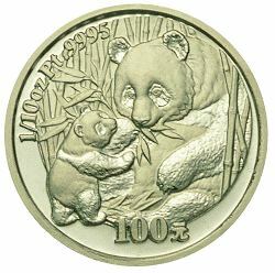 2005版熊貓貴金屬紀念幣1-10盎司鉑幣