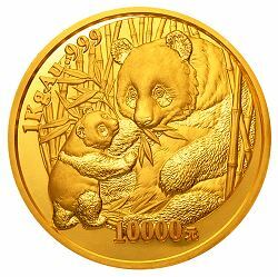 2005版熊貓貴金屬紀念幣1公斤金幣