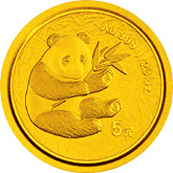 2000版熊貓金銀紀念幣1-20盎司圓形金質紀念幣