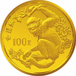 1988珍稀動物金銀紀念幣（第1組）圓形金質紀念幣