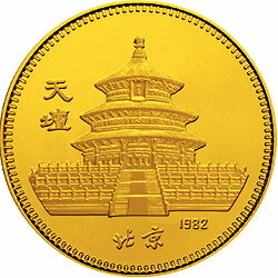 1982中國壬戌（狗）年金銀紀念幣8克圓形金質紀念幣