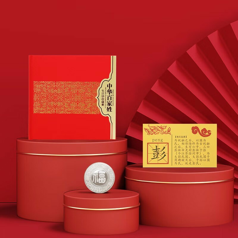 中華百家姓生日鈔珍藏冊