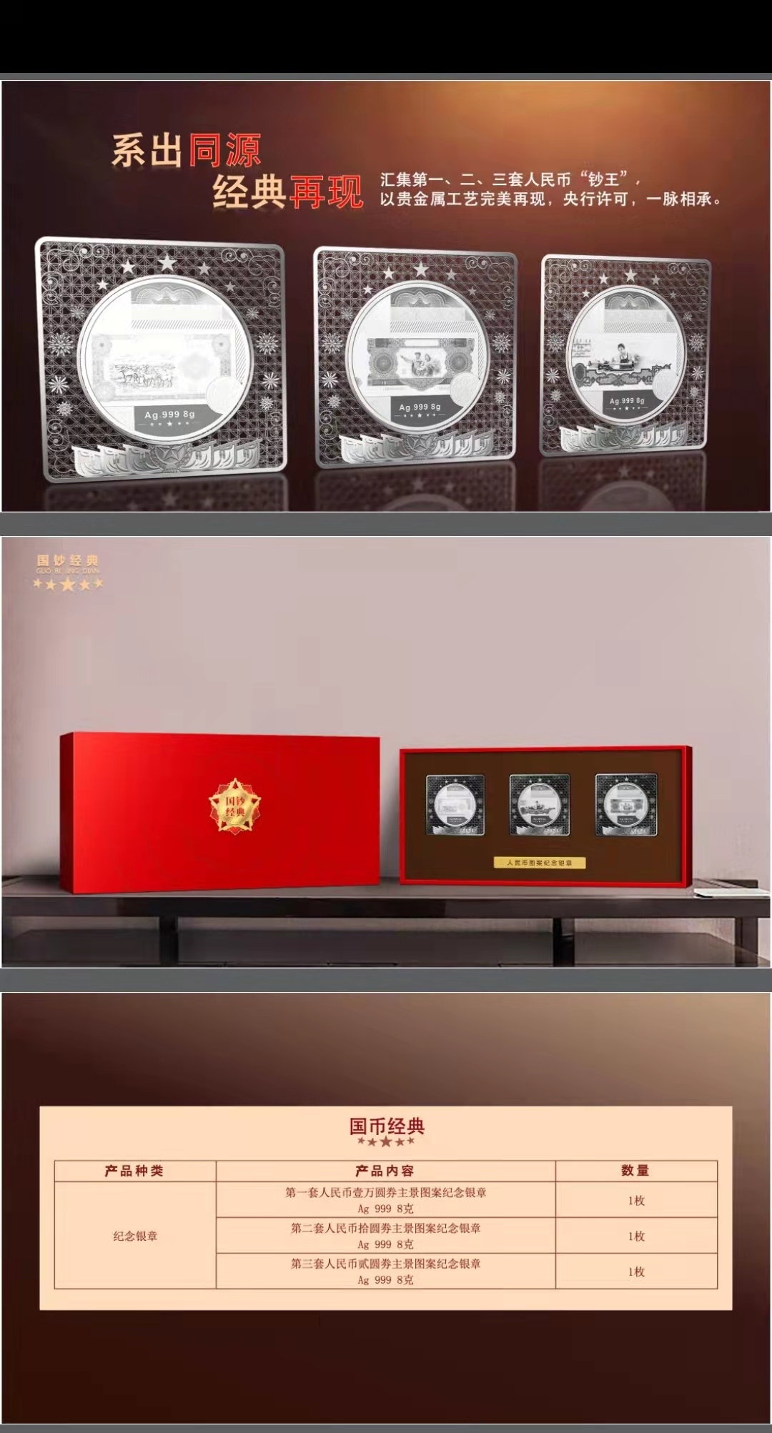 【國鈔經典】銀章套裝