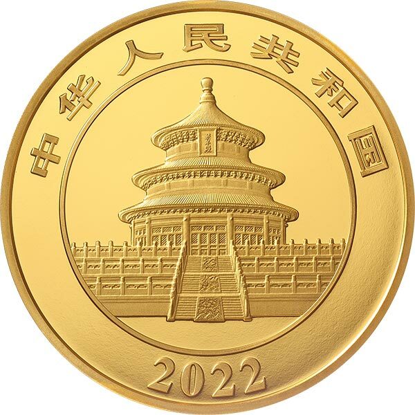2022版熊貓1公斤精製金幣