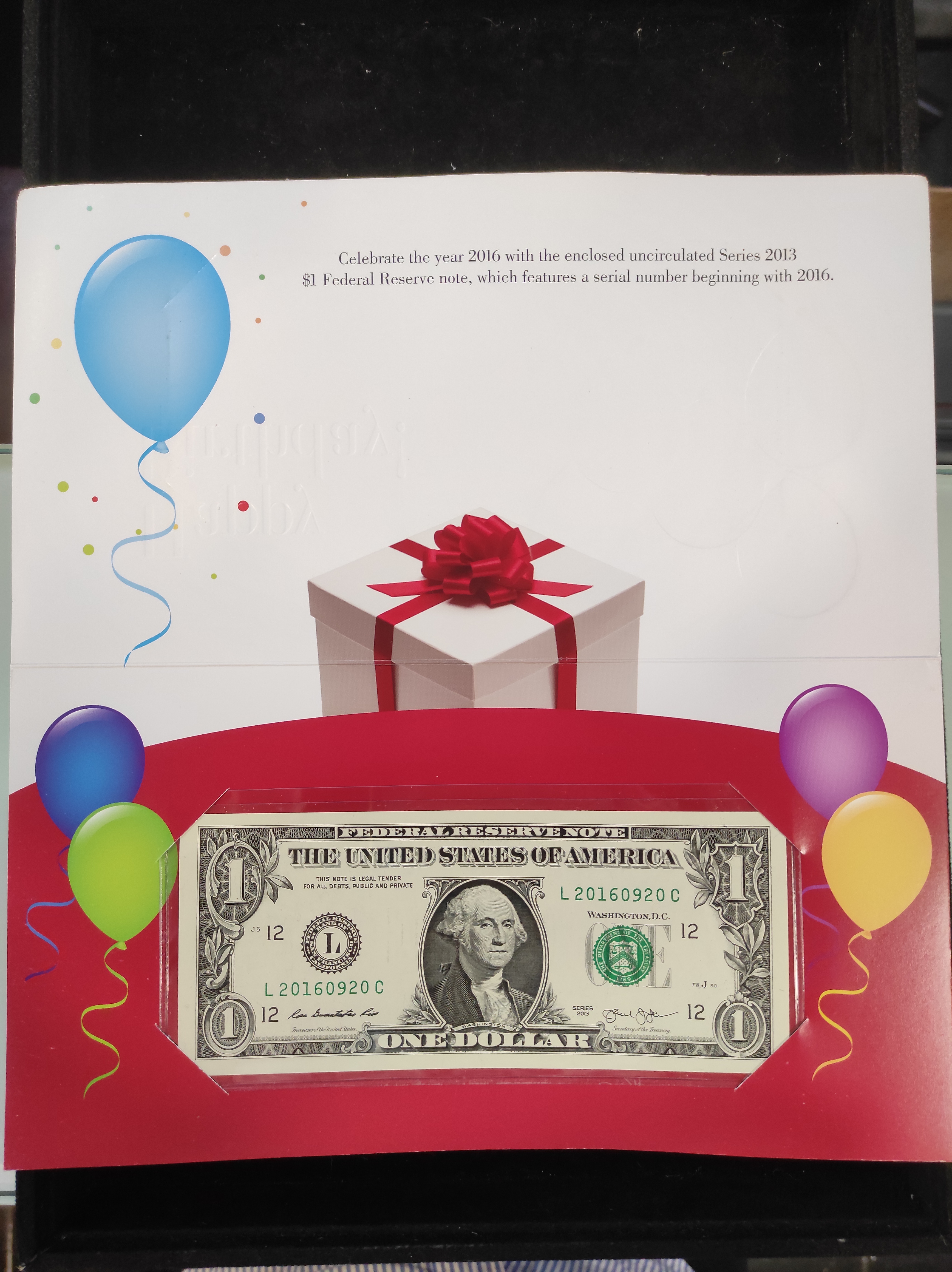 1美元生日鈔