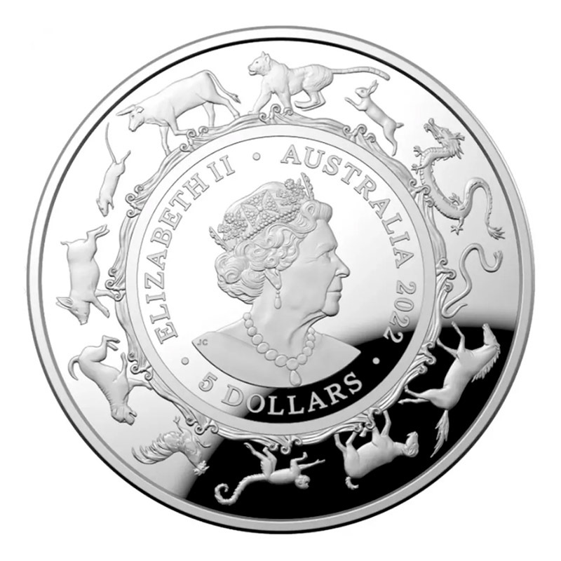 2022澳洲皇家虎年穹頂精鑄1盎司銀幣