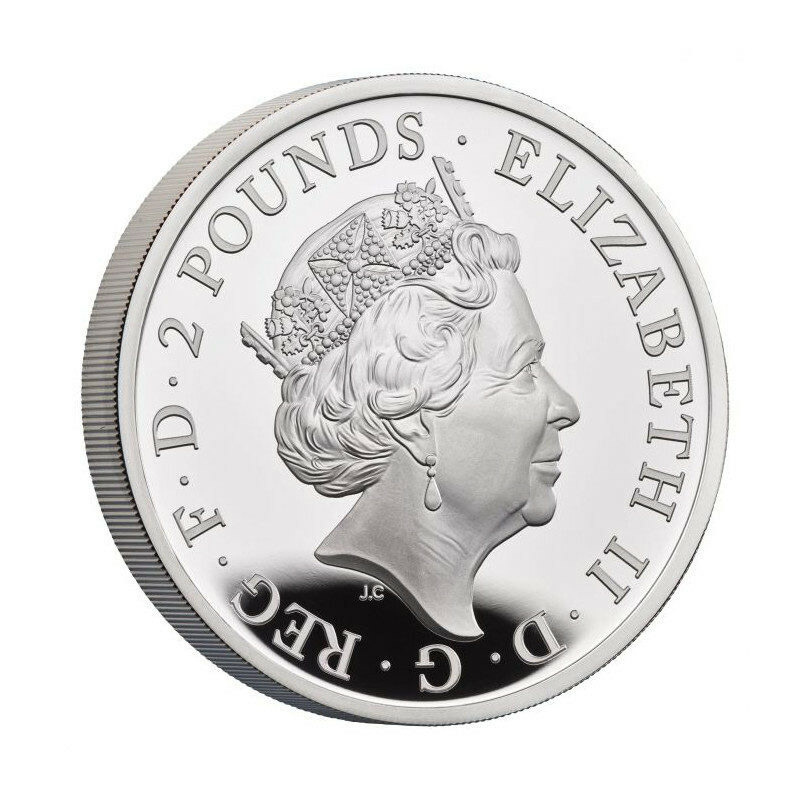 2021英國英女皇神獸系列綜合版 1盎司精鑄銀幣