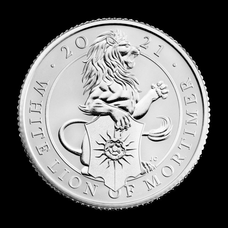 2021英國英女皇神獸系列綜合版 1/4盎司精鑄銀幣套裝(10枚裝)