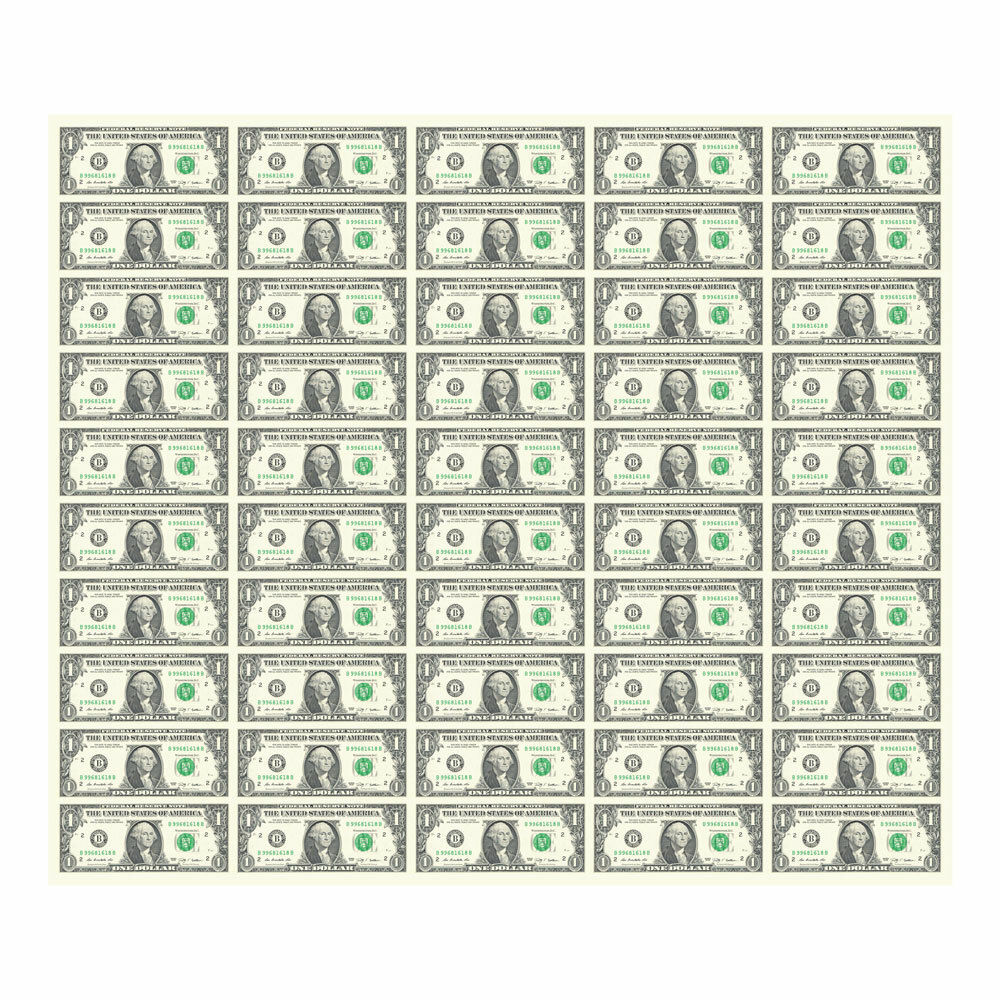 1美元50連體鈔