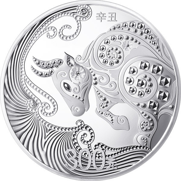 2021中國辛醜（牛）年1公斤紀念銀幣