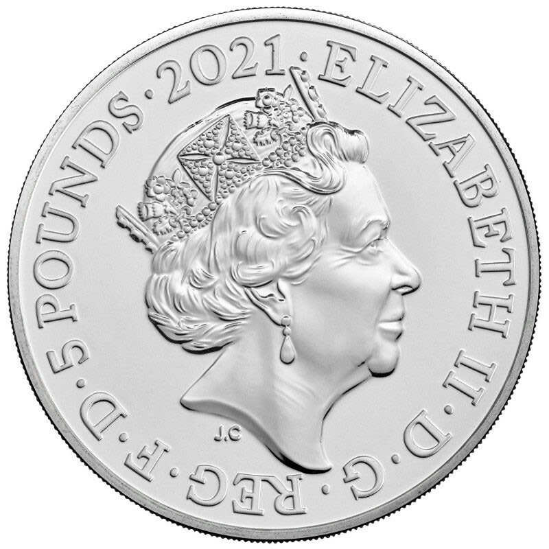 2021英女皇95歲壽辰28.28克卡裝銅鎳幣