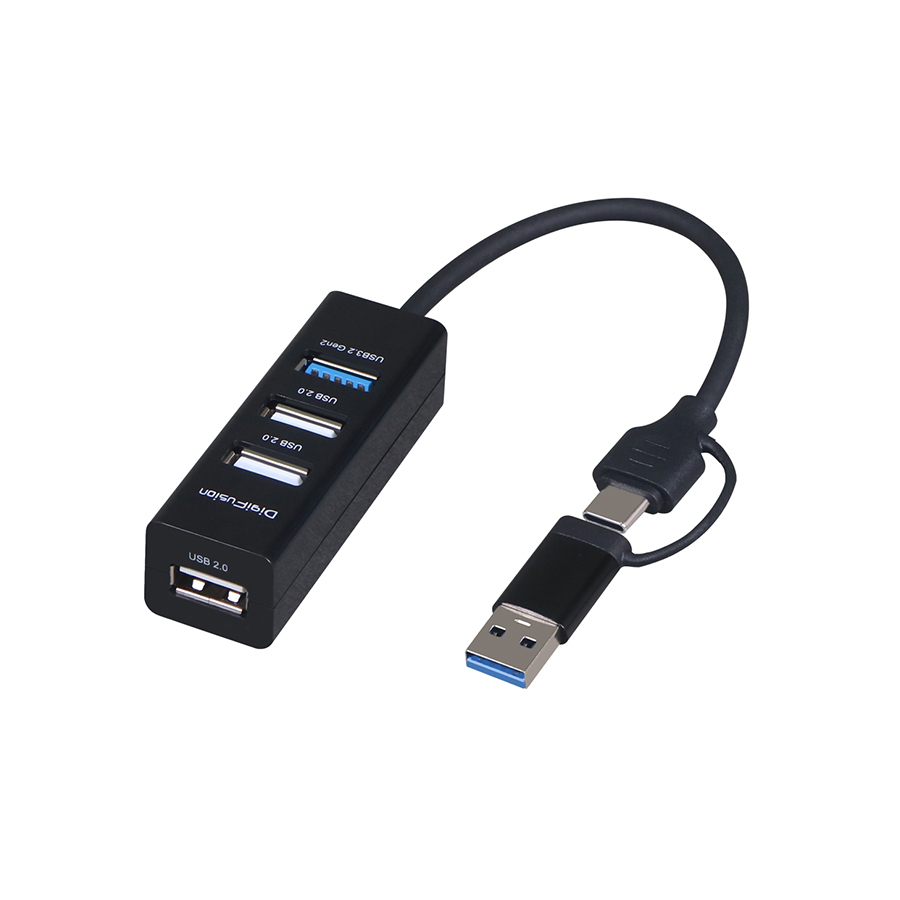 產品名稱：伽利略 U3雙速 4 Port Hub 產品型號：U3H390S