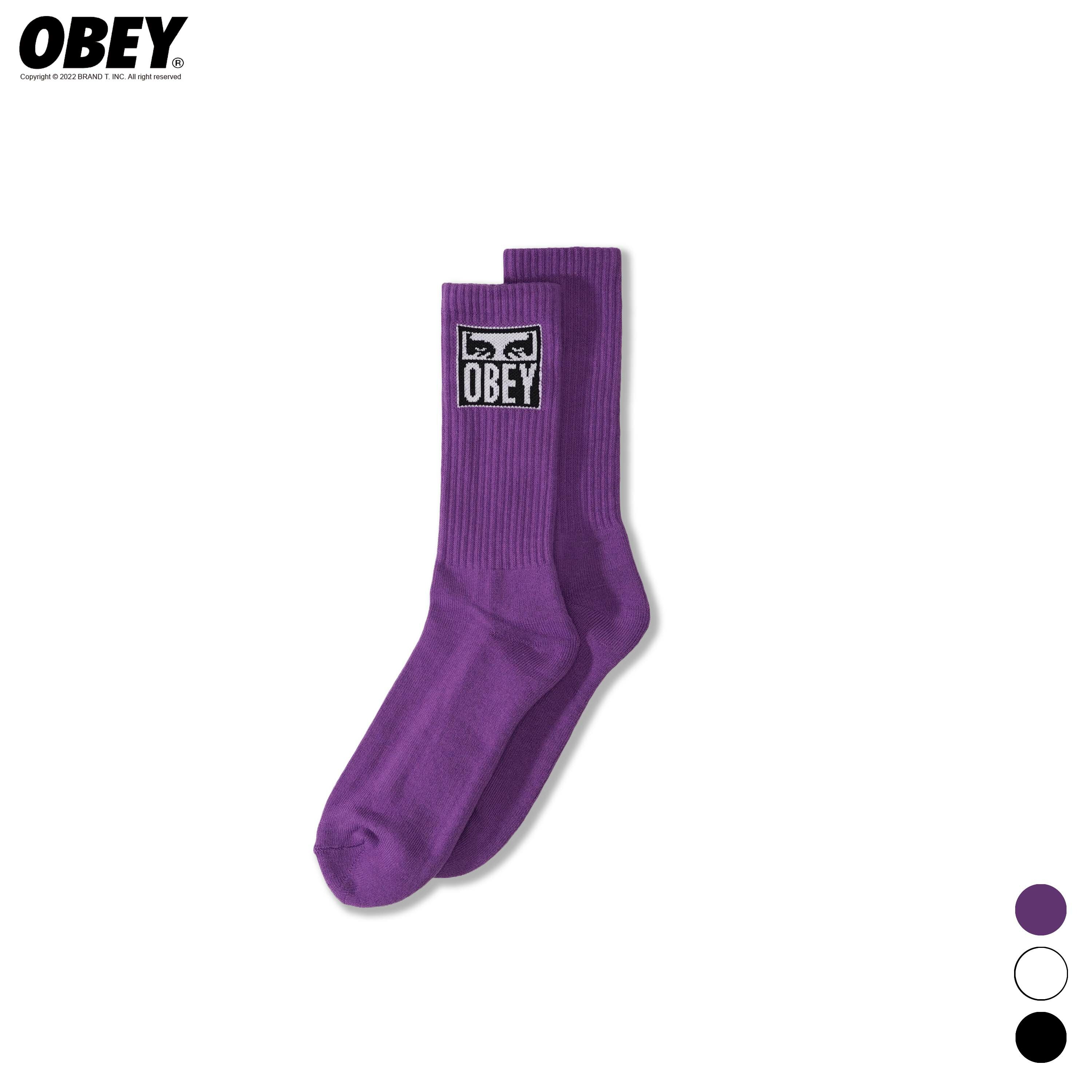 Obey - Cooper - Socken in Schwarz mit Logo