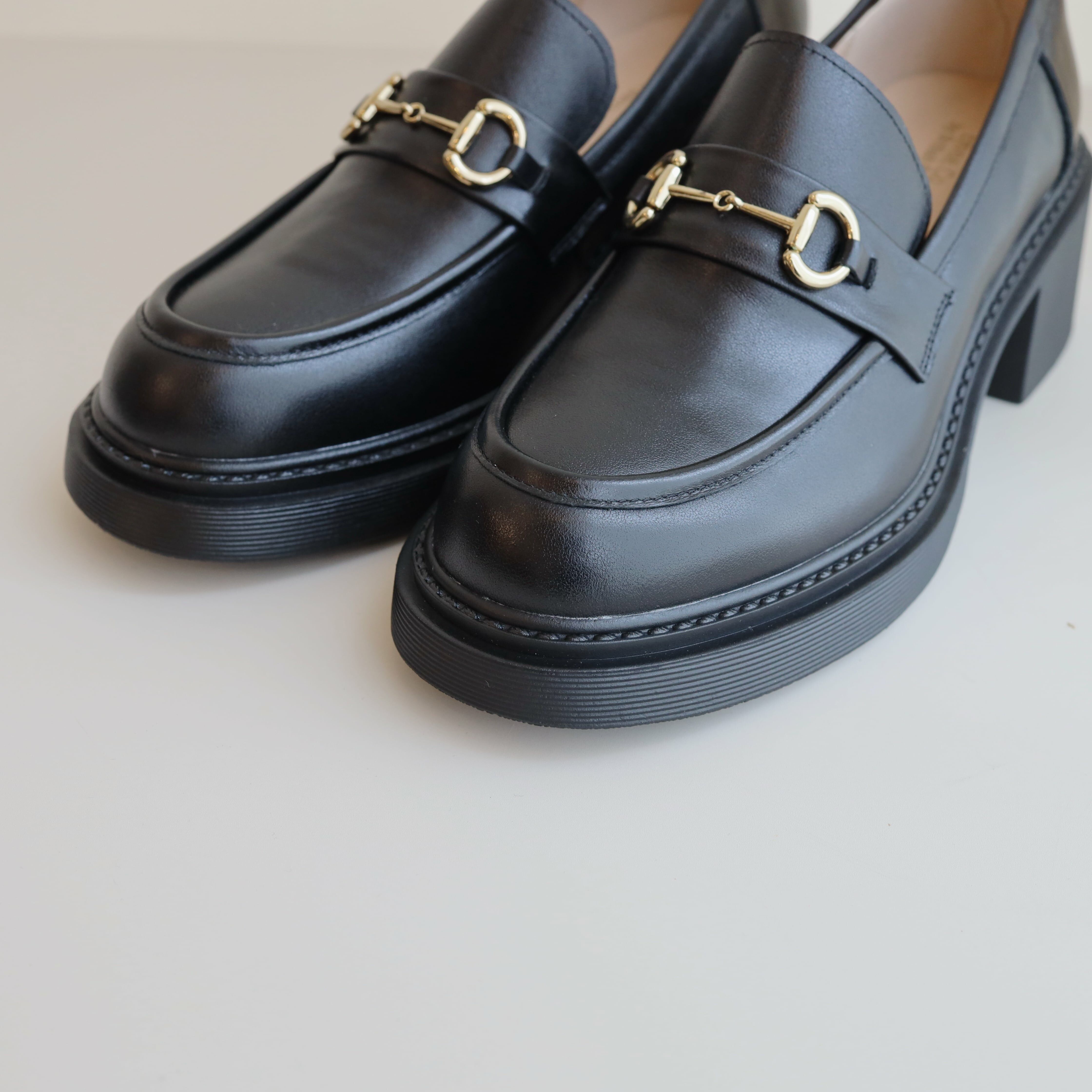 (預訂) SS2173 Elora Leather Platform Loafers