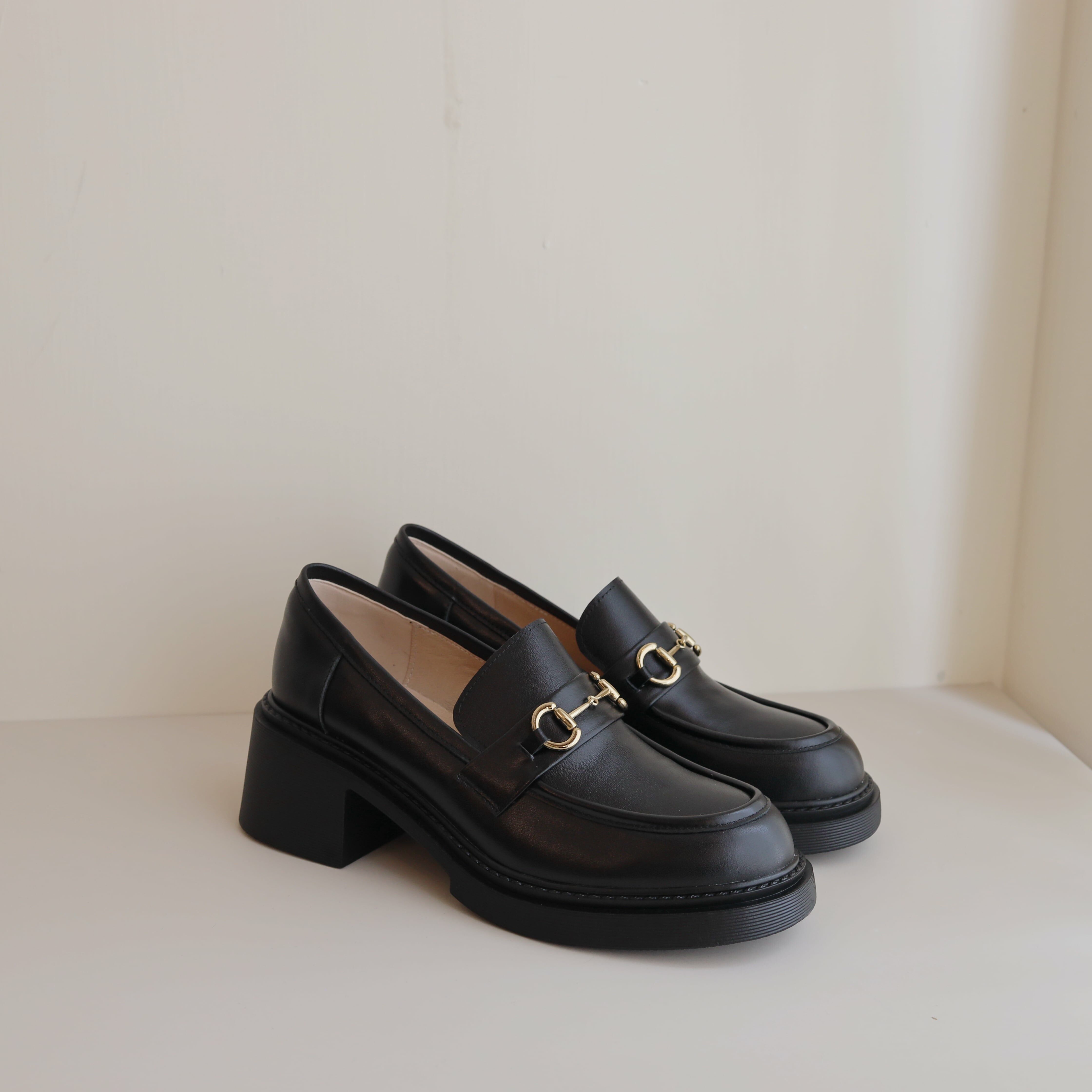 (預訂) SS2173 Elora Leather Platform Loafers