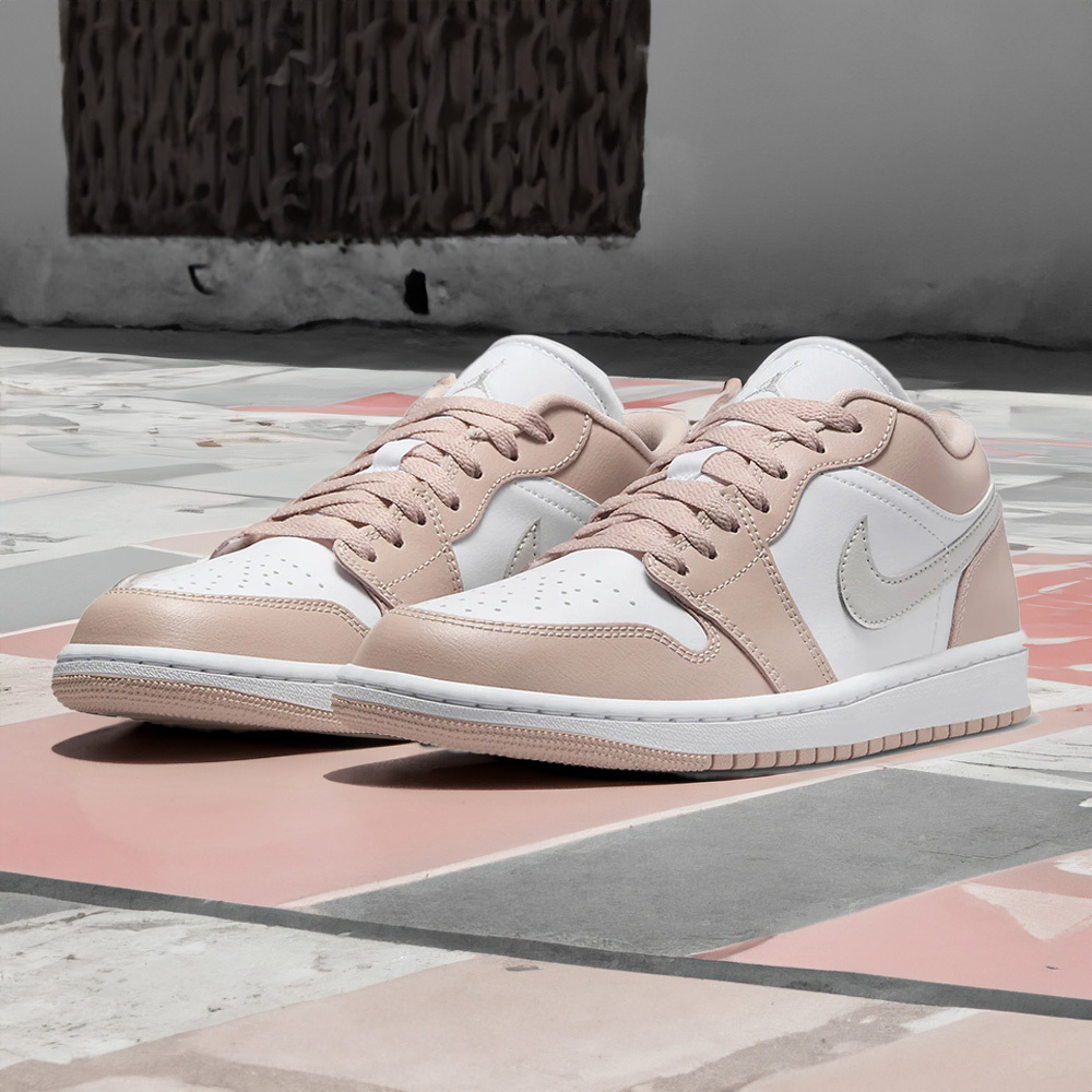 W Air Jordan 1 Low Crimson Tint 白粉 DC0774-120