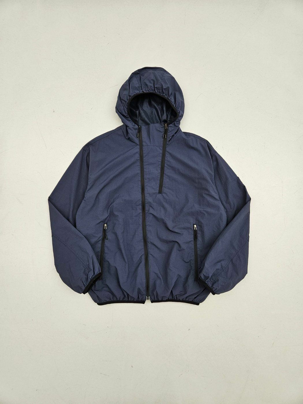 淨色拉鍊連帽風褸 SPECTOR-060JK