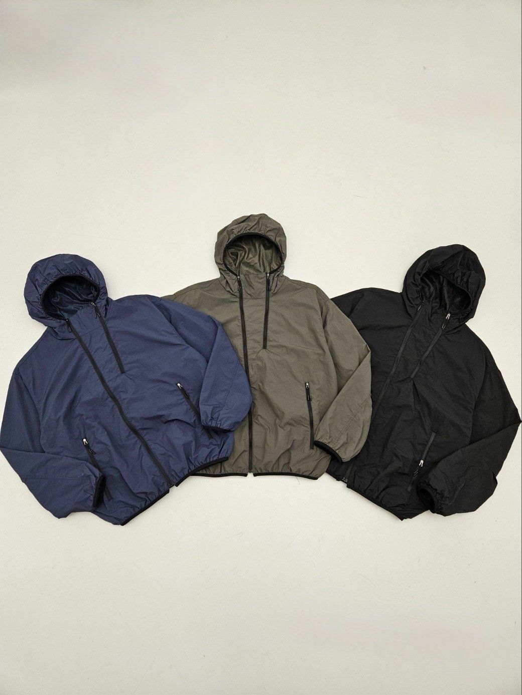 淨色拉鍊連帽風褸 SPECTOR-060JK