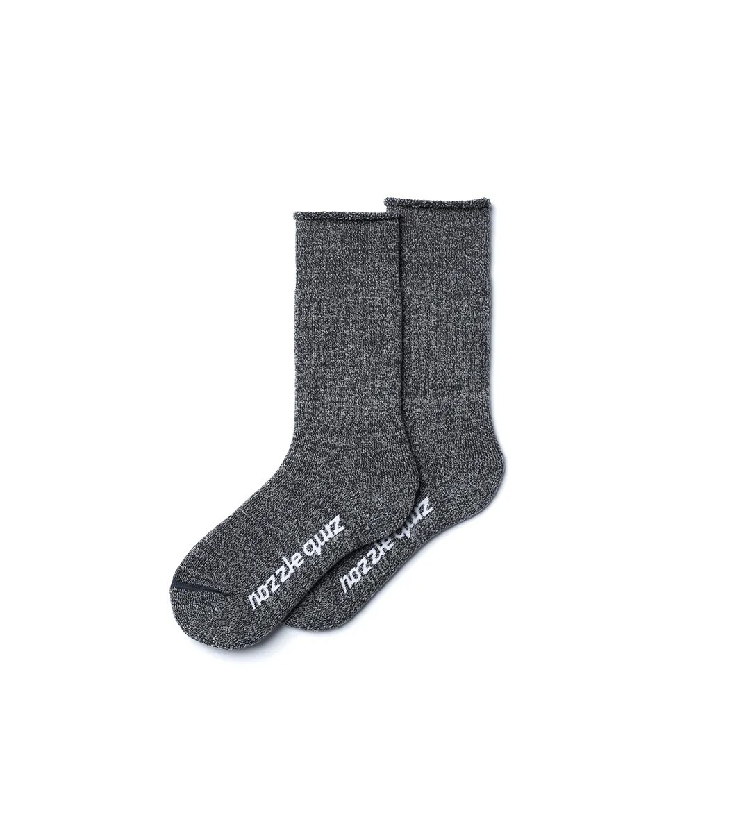 nozzle quiz® / Dbl. Layers Socks 雙層保暖厚襪 - 灰色調／Grey