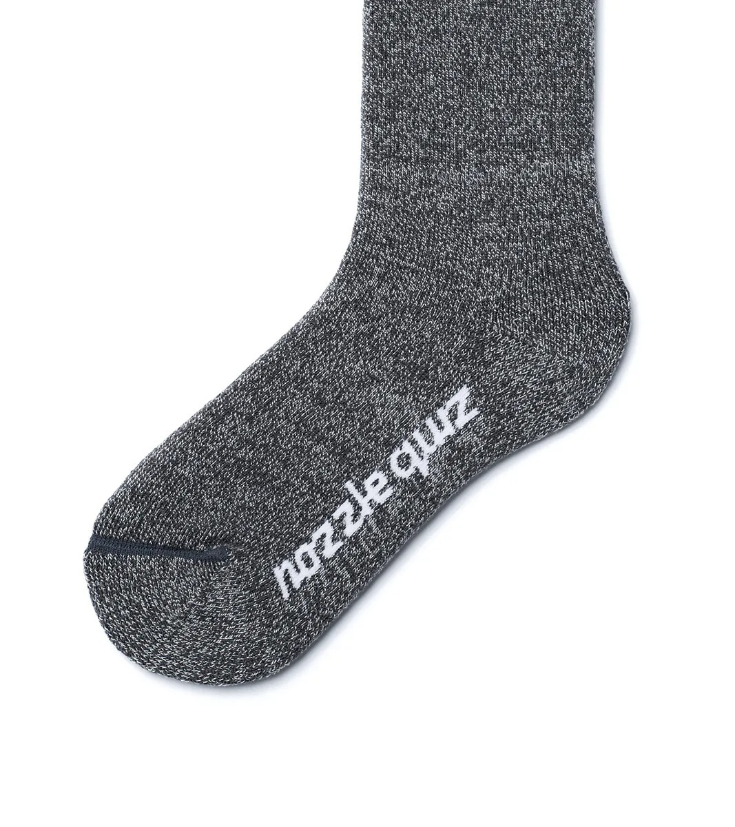 nozzle quiz® / Dbl. Layers Socks 雙層保暖厚襪 - 灰色調／Grey