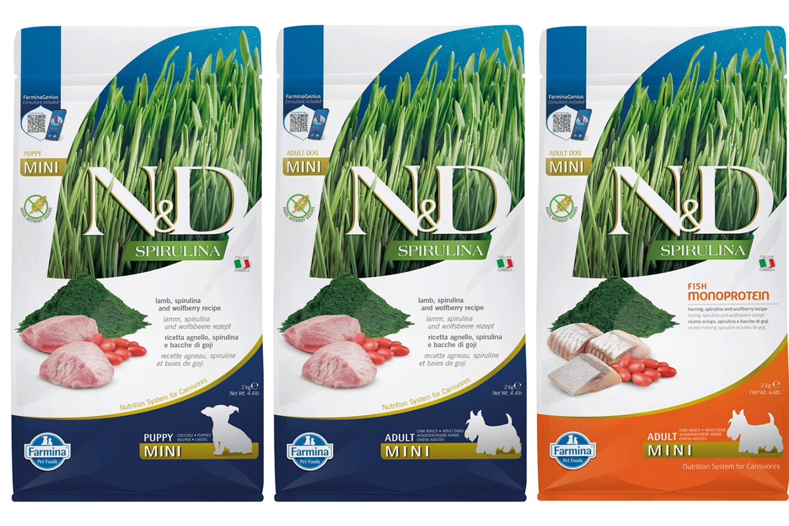 法米納狗狗 螺旋藻無穀犬糧Farmina