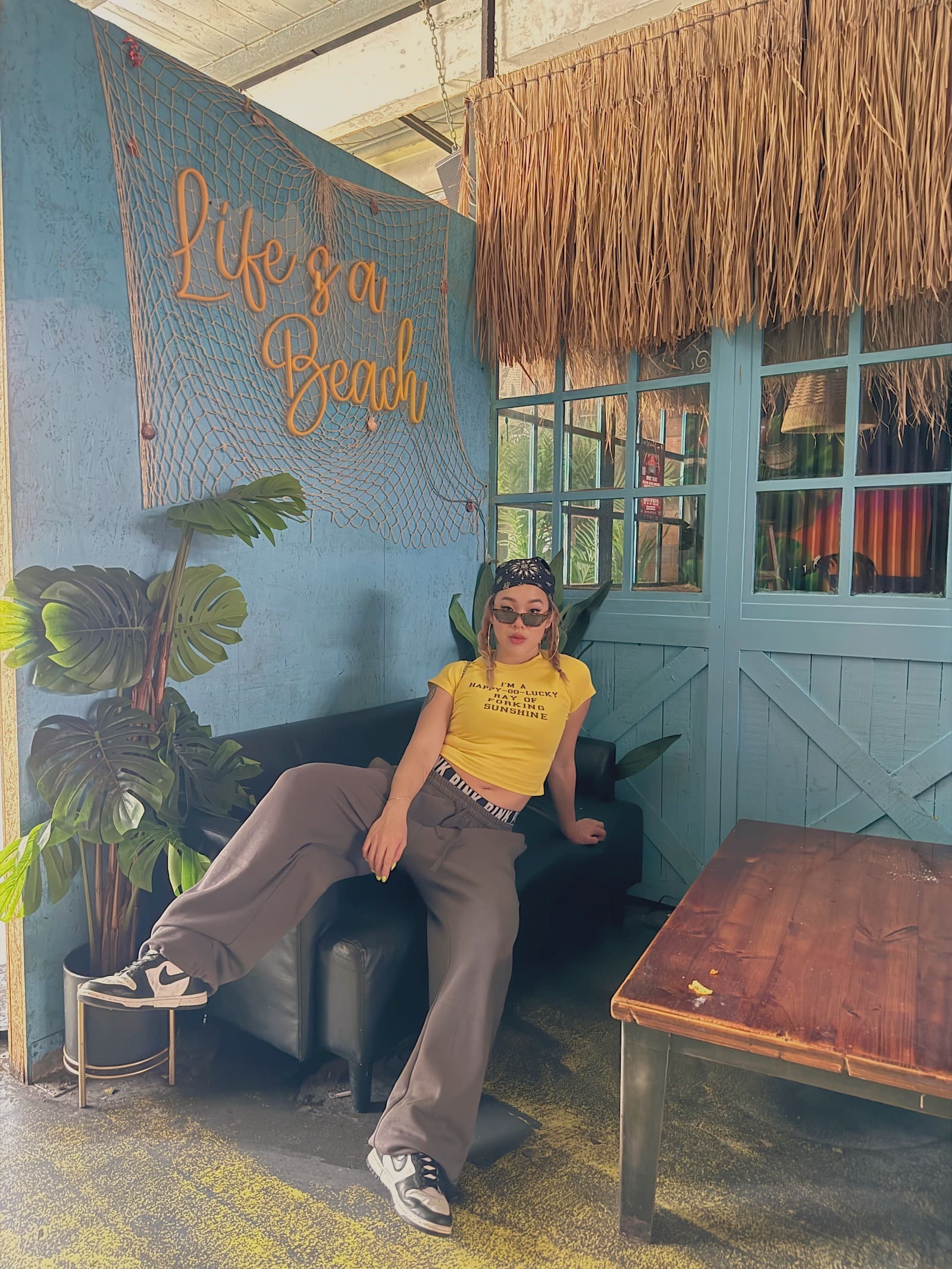 美式辣黃SUNSHINE短T