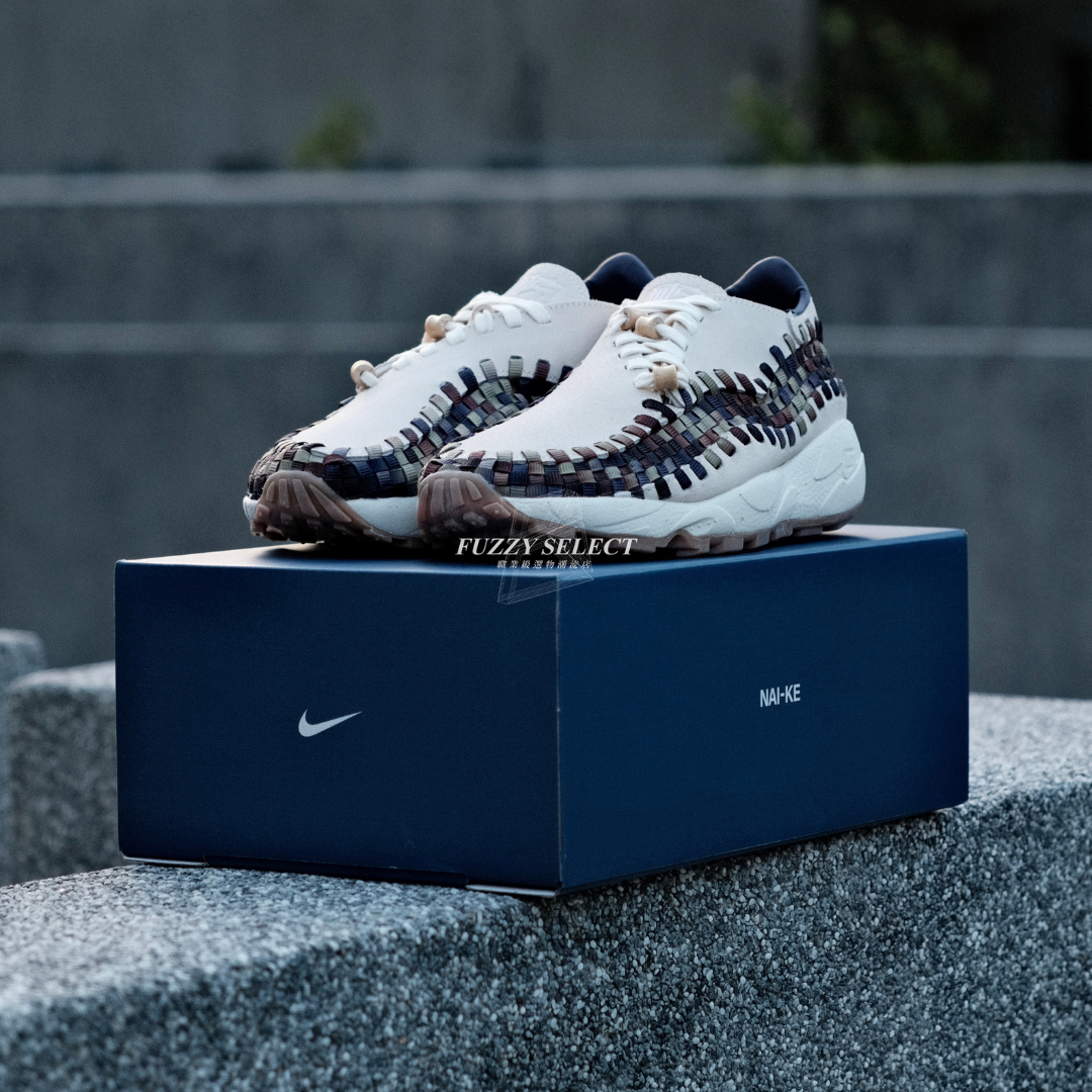 【逢甲 FUZZY】W Nike Air Footscape Nai-Ke 編織 米色 耐克 FV3615-191