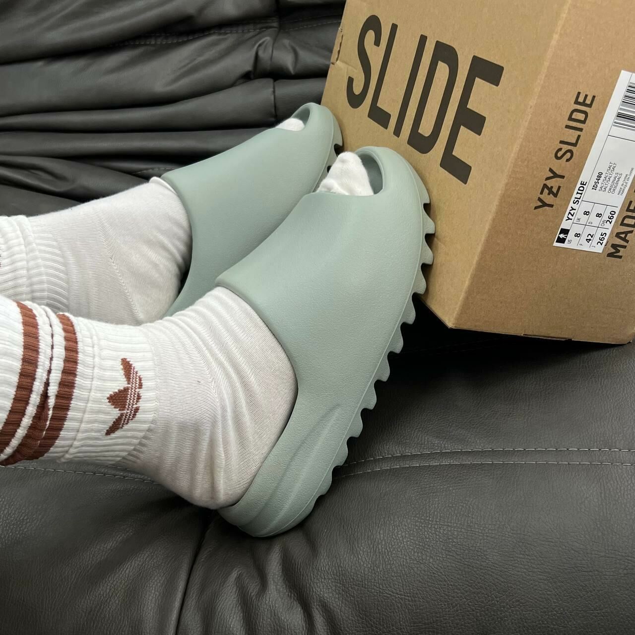 Adidas Yeezy Slide Salt 拖鞋海鹽綠ID5480