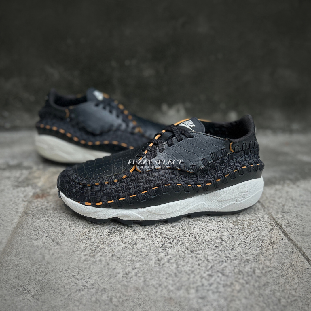 【逢甲 FUZZY】W Nike Air Footscape Black Croc 編織 鱷魚皮 FQ8129-010