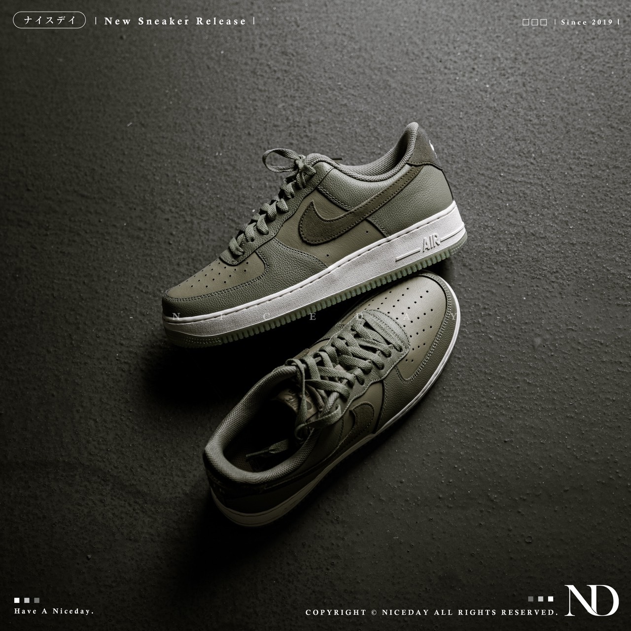 NICEDAY 現貨 Nike Air Force 1 '07 LV8 橄欖綠 男款 FJ4170-002