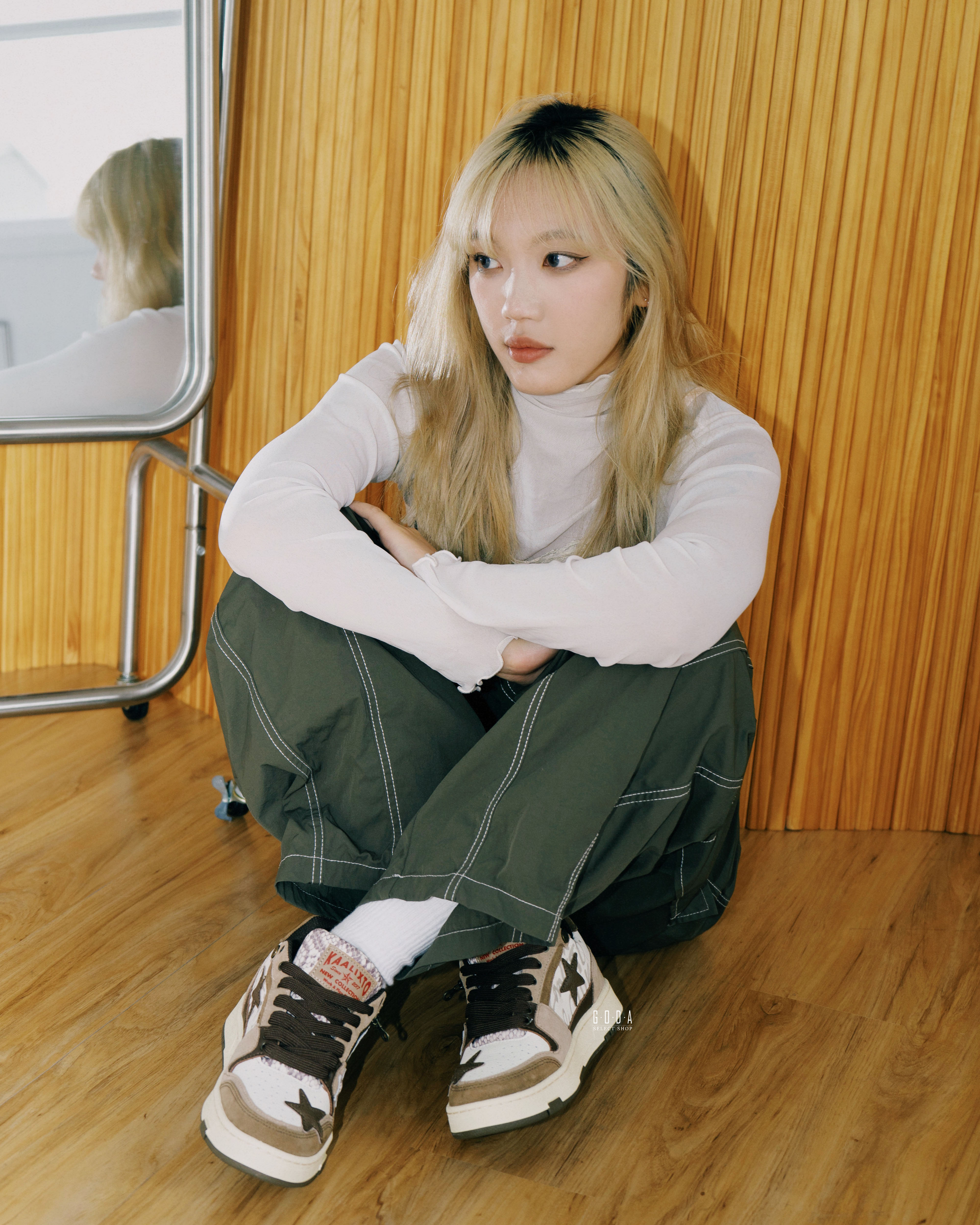 (寶藏鞋款) Kaalixto Retro Vintage 復古 棕色 牛仔 星星鞋 KSH221011 王鶴棣同款