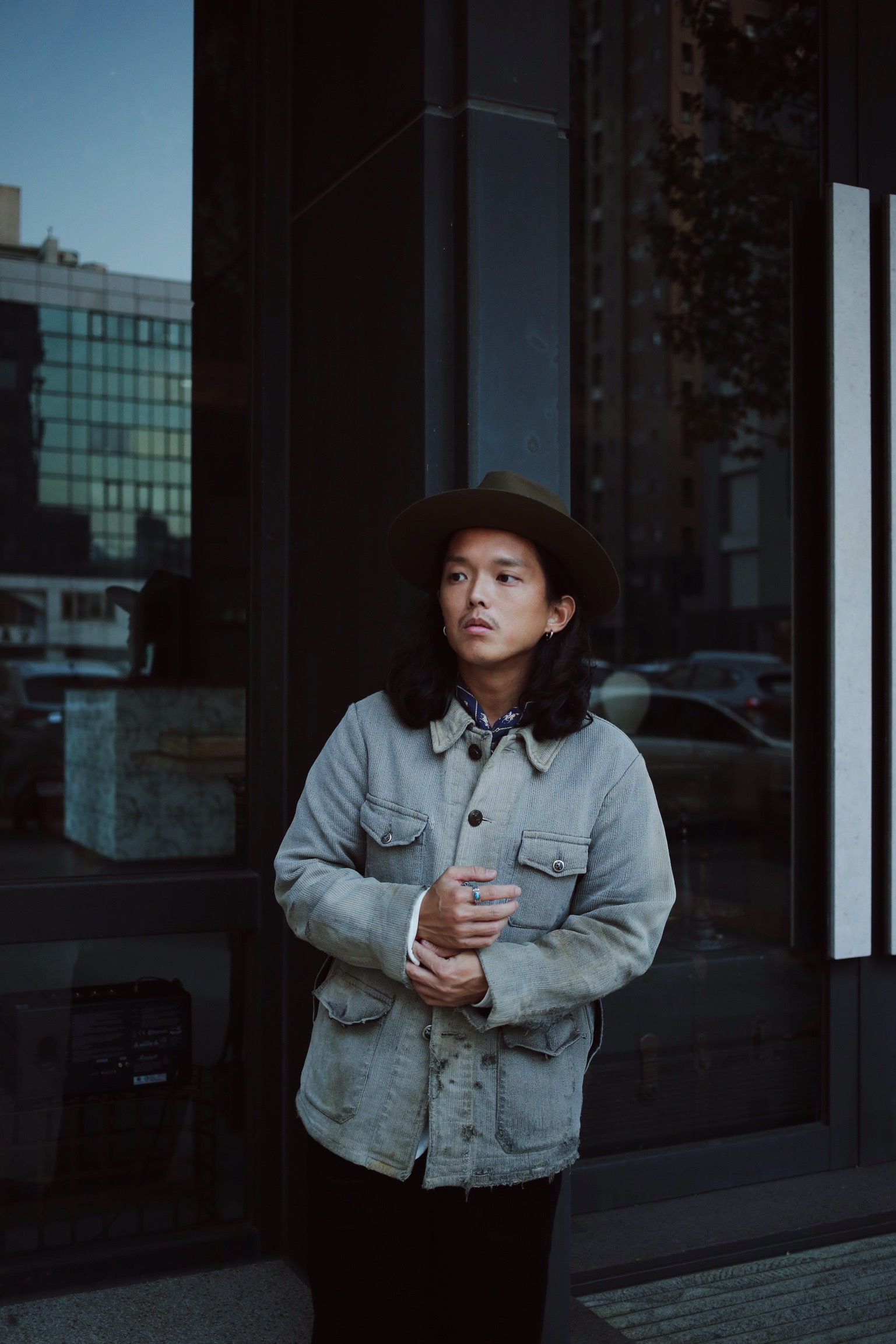 50s French Animal Buttons Hunting Jacket / 法國動物扣獵裝外套