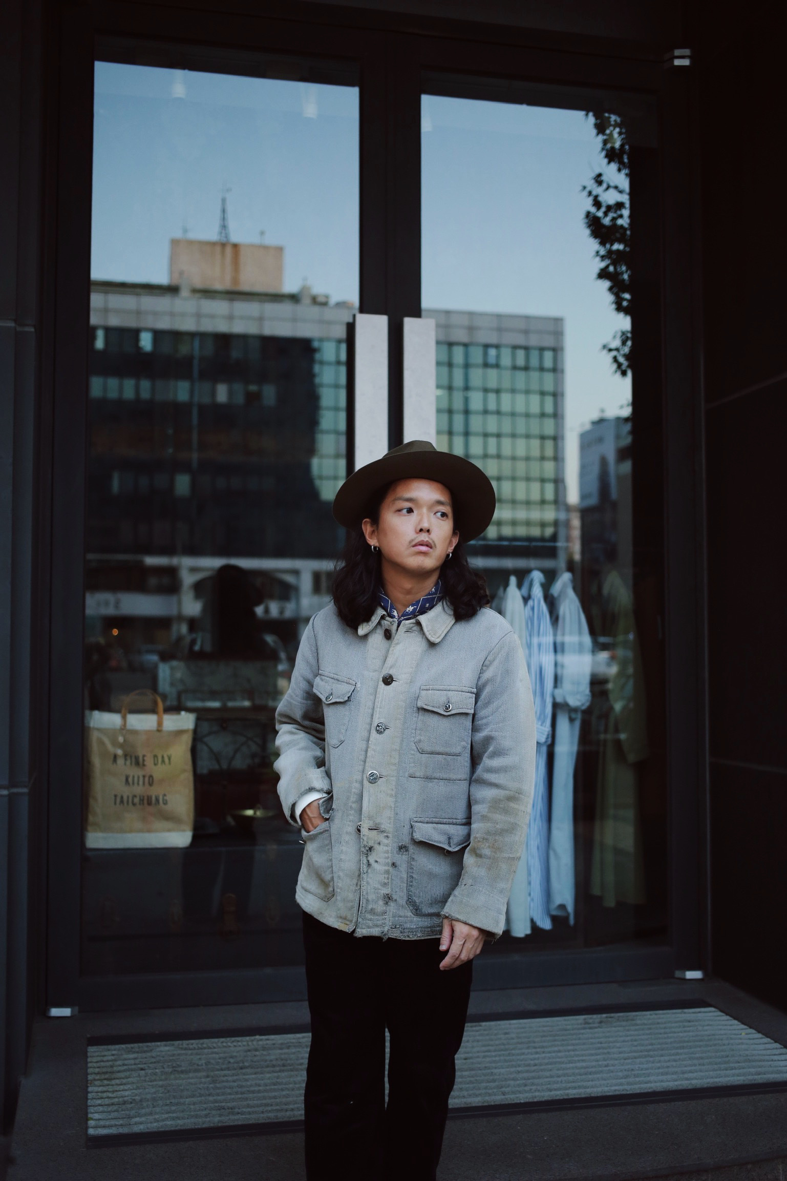 50s French Animal Buttons Hunting Jacket / 法國動物扣獵裝外套