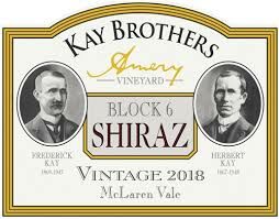 Kay Brothers Amery Block 6 Shiraz 2018 (RP97)