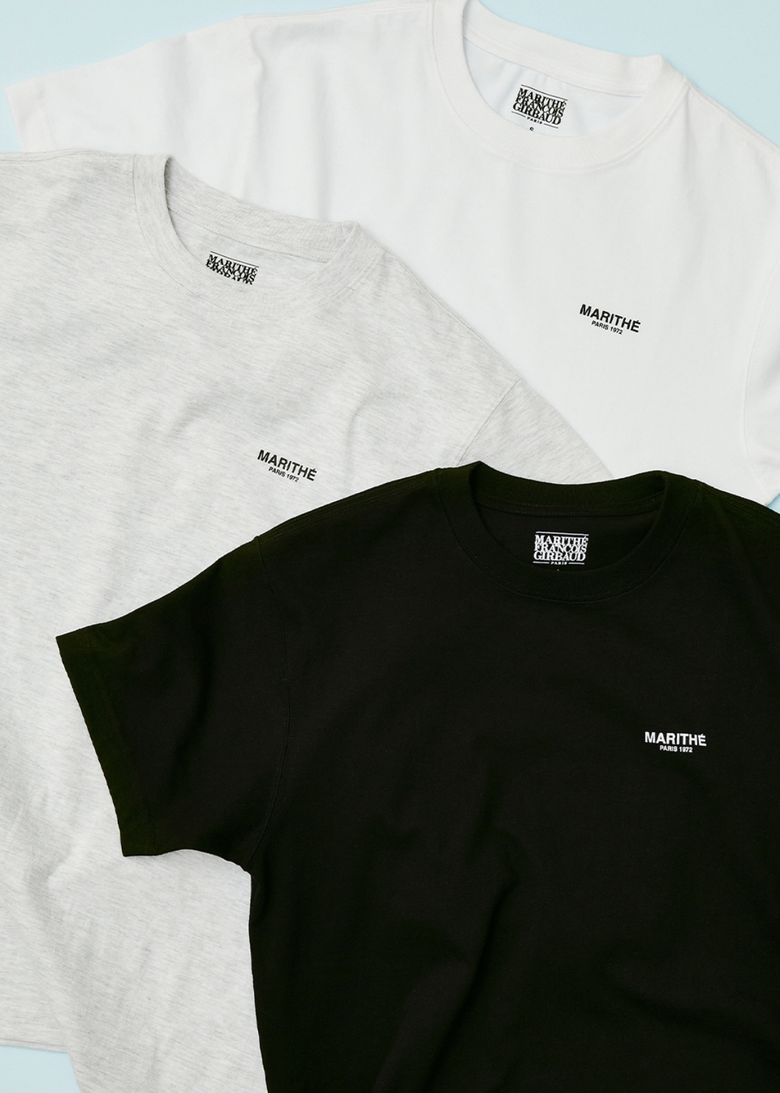 Marithe☆W 3PACK SMALL REGULAR LOGO TEE W 3PACK SMALL REGULAR LOGO TEE
